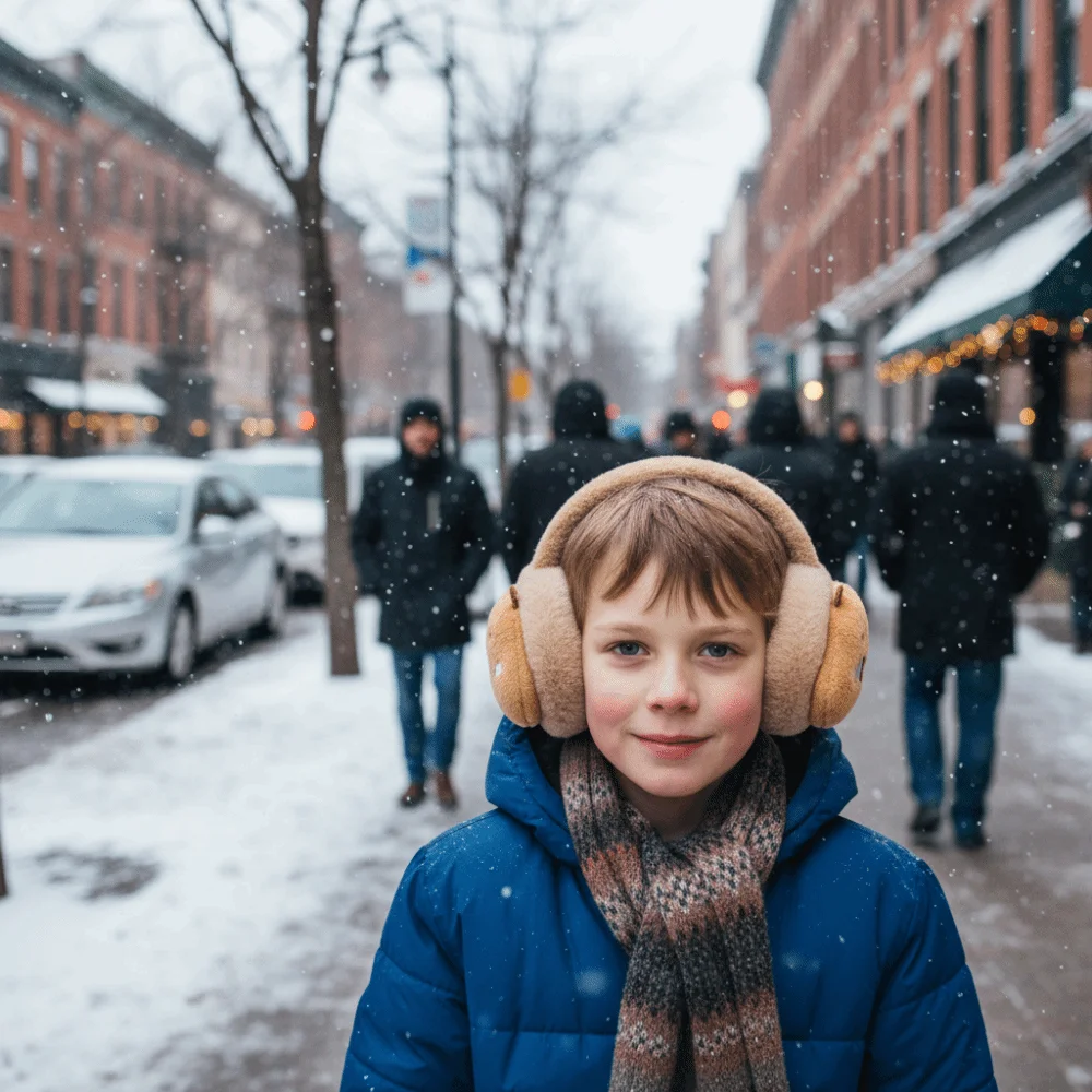 Легкие плюшевые наушники с рисунком капибары - Фотография_3
