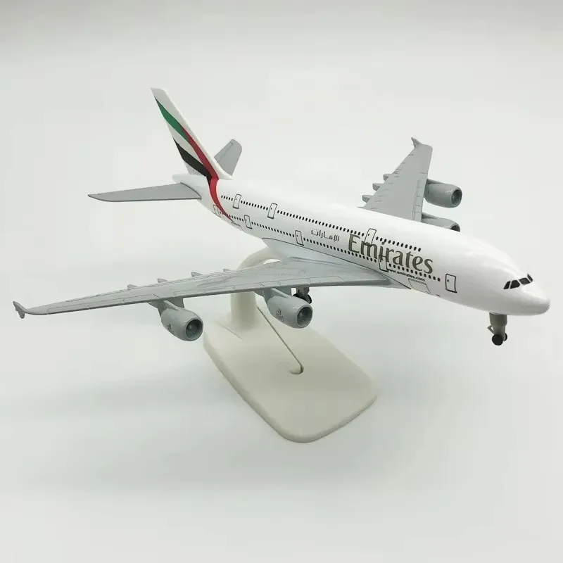20 см a380 emirates airlines 1:400 модель самолета из сплава airbus - Фотография_4
