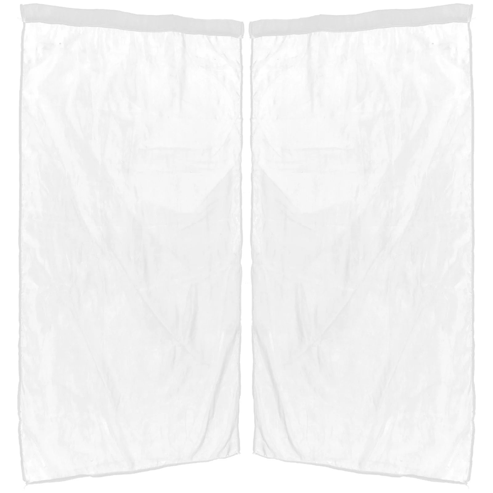 Белые прозрачные шторы на окно - Фотография_4