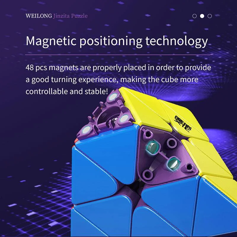 Moyu weilong pyraminx maglev magnetic - Фотография_5