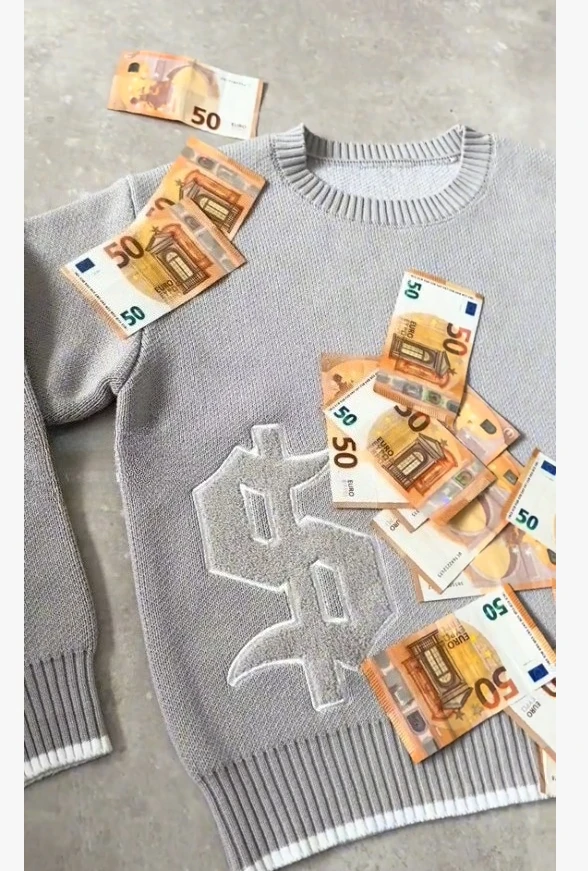 Harajuku повседневные золотые свитера