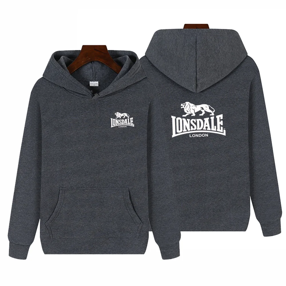 Мужские и женские толстовки с принтом lonsdale - Фотография_3