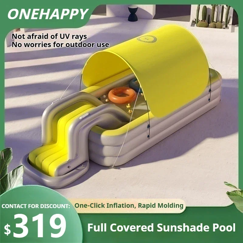 Складной детский бассейн с автоматической