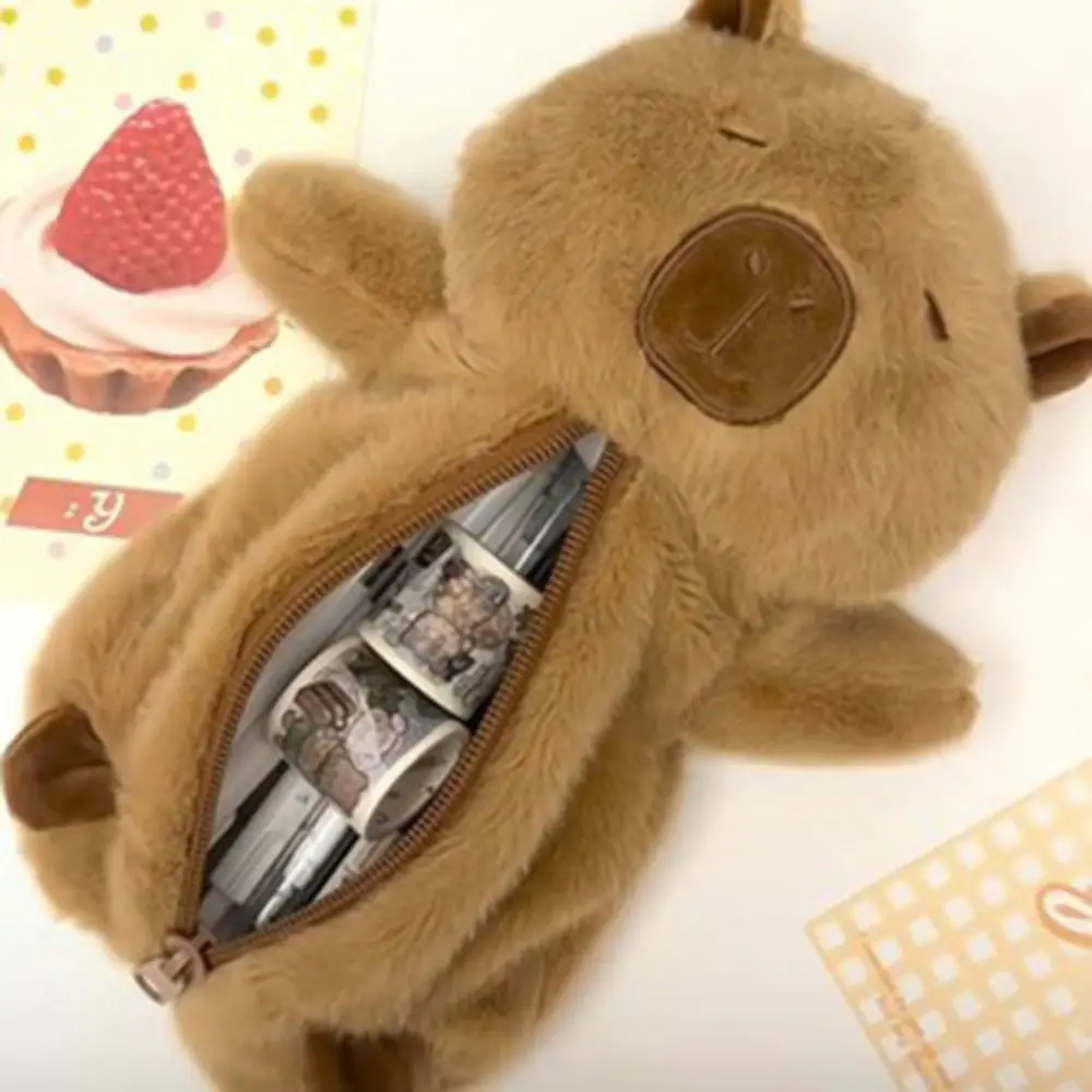 Large capacity capybara plush pen - Фотография_5