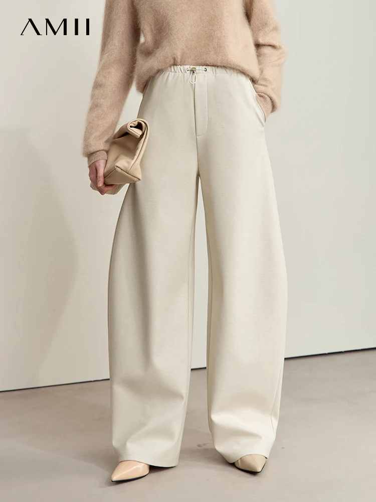 Amii минималистичные женские повседневные брюки 2024