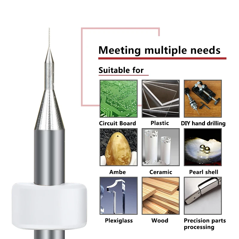 Мини-набор сверл для печатных плат с чпу - Фотография_5