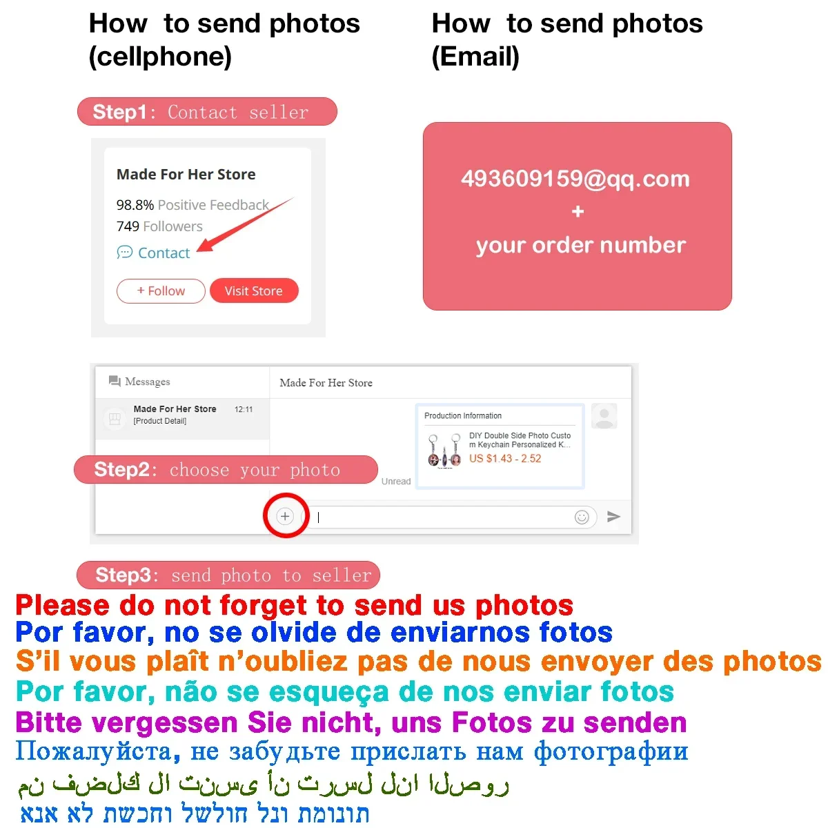 Diy двухсторонний фото брелок на - Фотография_6