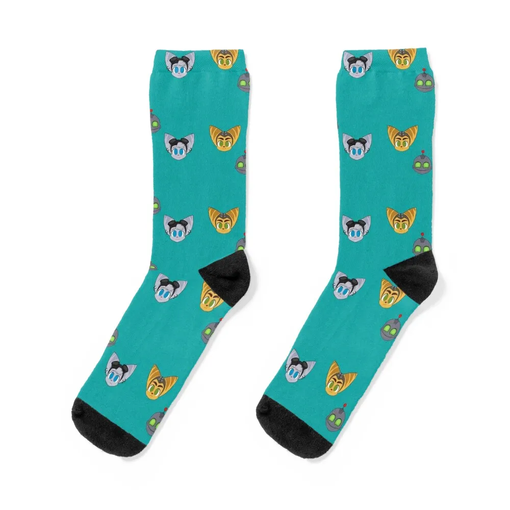 Ratchet & clank: rift apart -- chibis socks