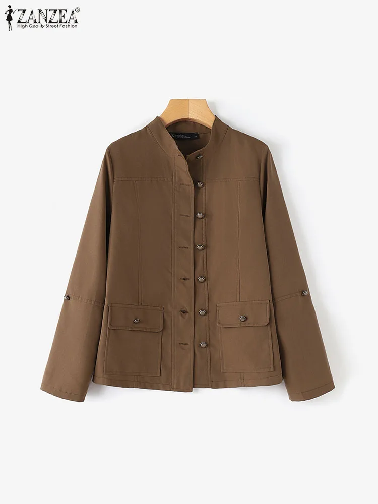 Zanzea модные куртки ol женские - Фотография_4