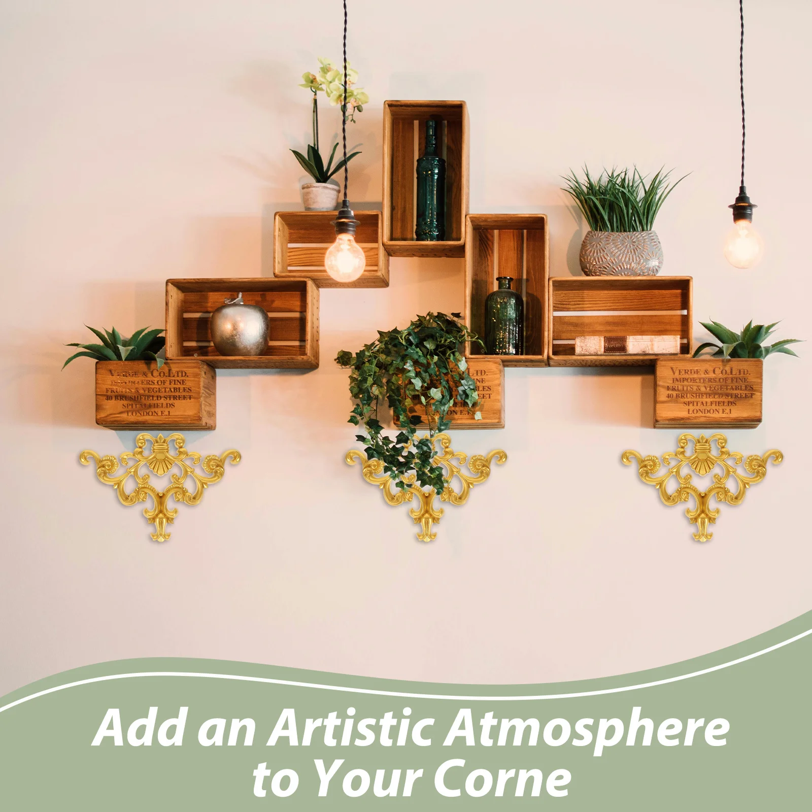 Угловой цветочный декор из пвх - Фотография_4