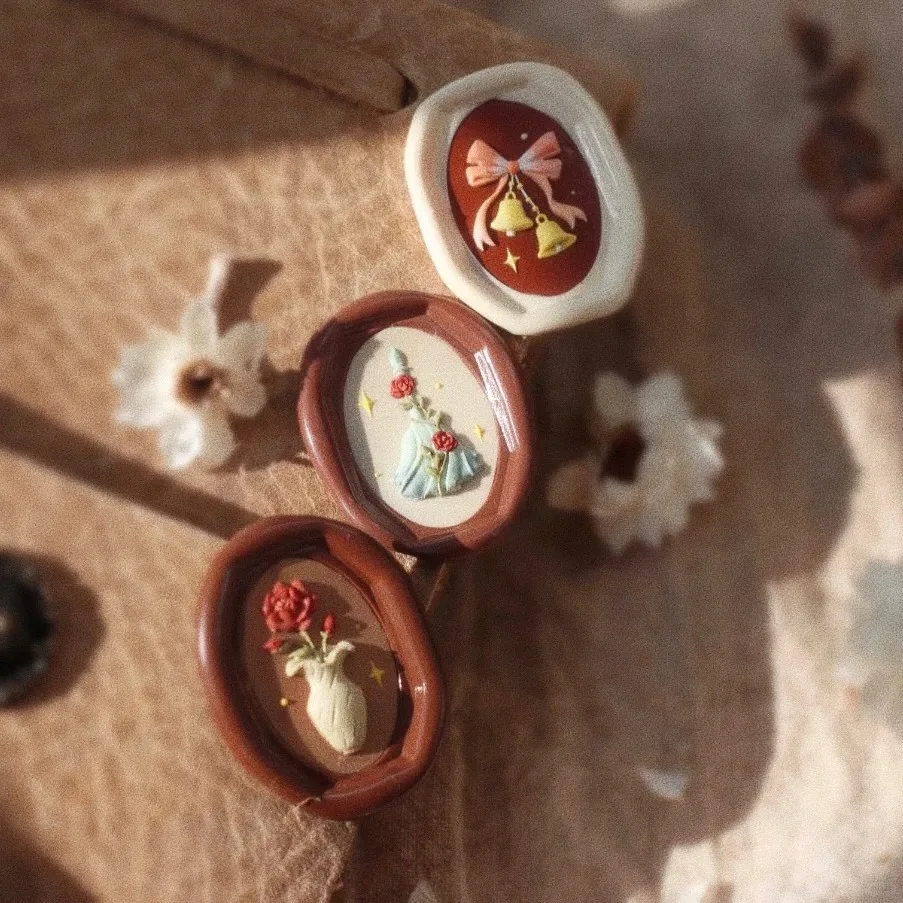 Лаковая печать, цветочная головка - Фотография_4