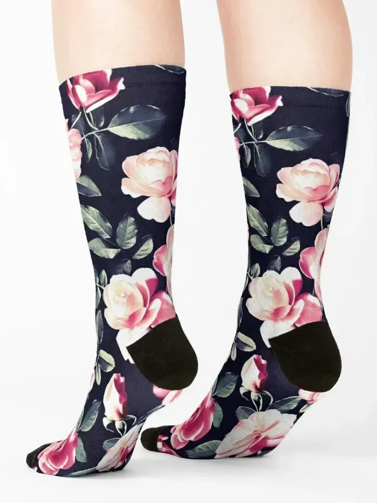 Moody vintage rose chintz in peach - Фотография_4