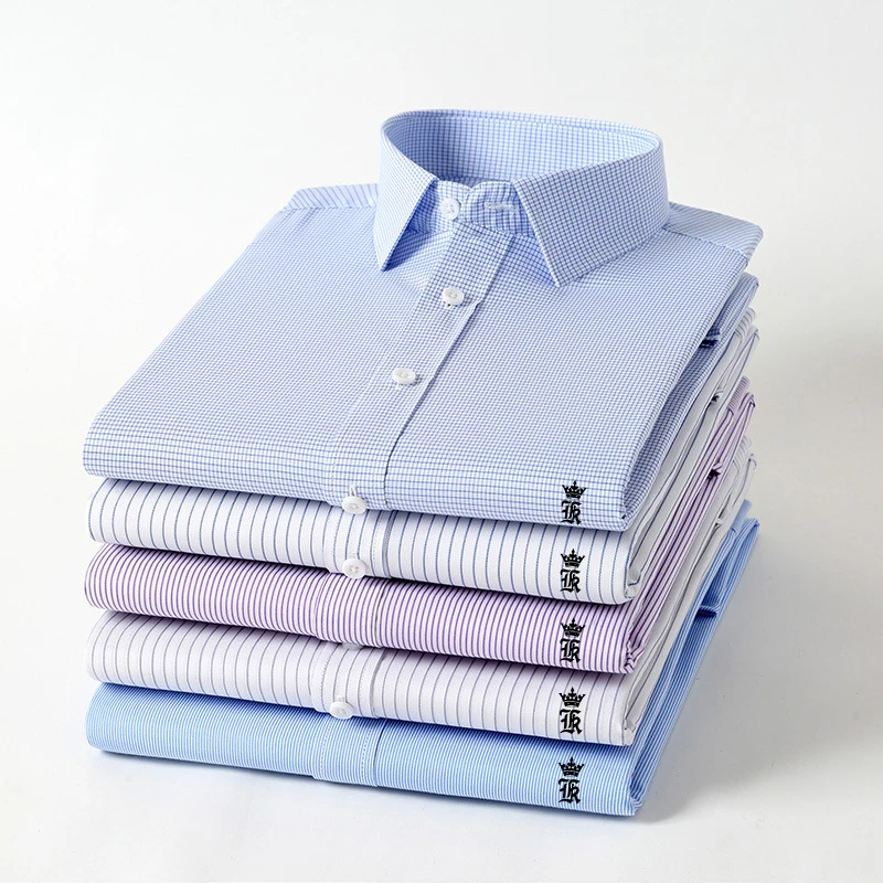 2022 camisa casual de манга comprida para business masculina