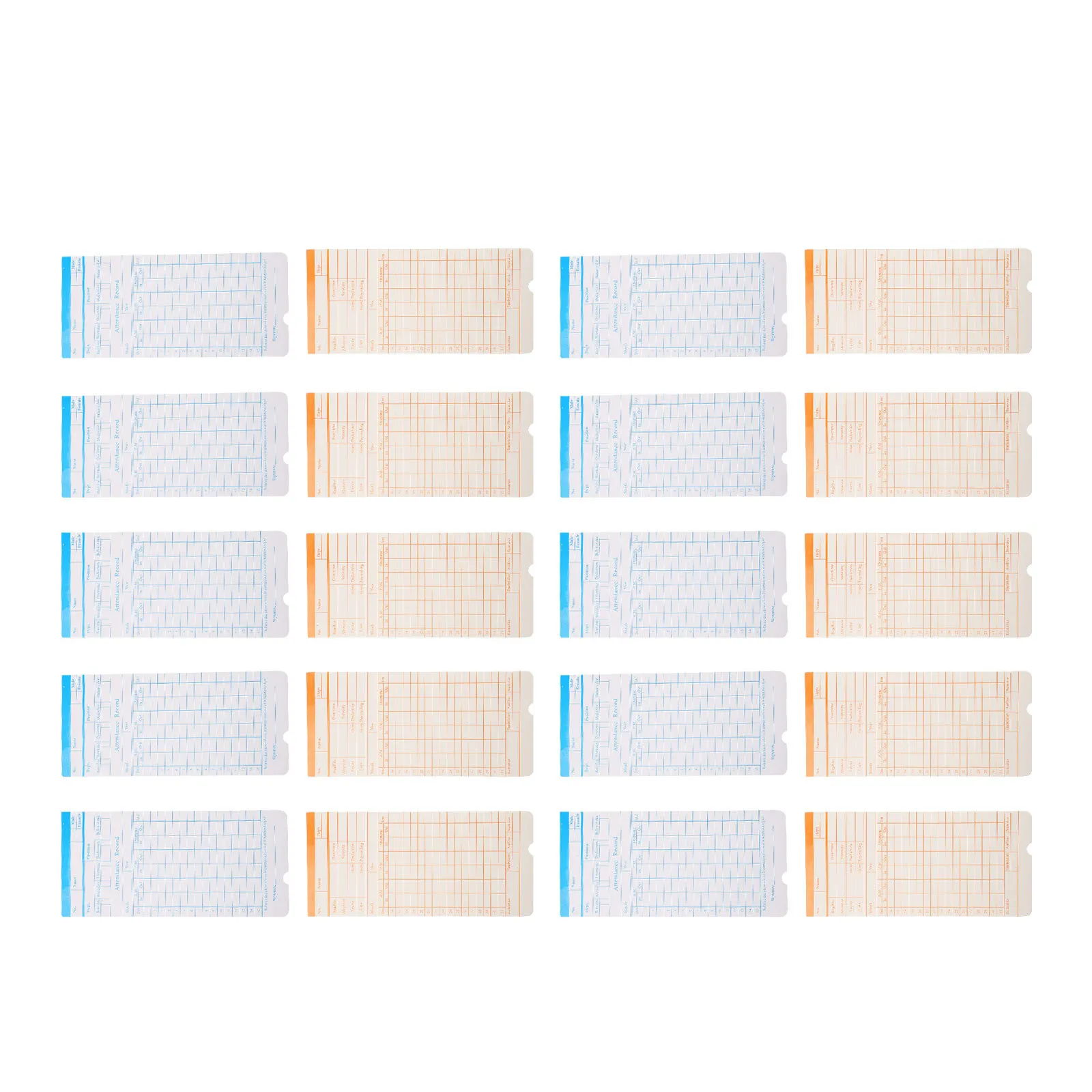 100 листов толстые карты учета рабочего времени - Фотография_4