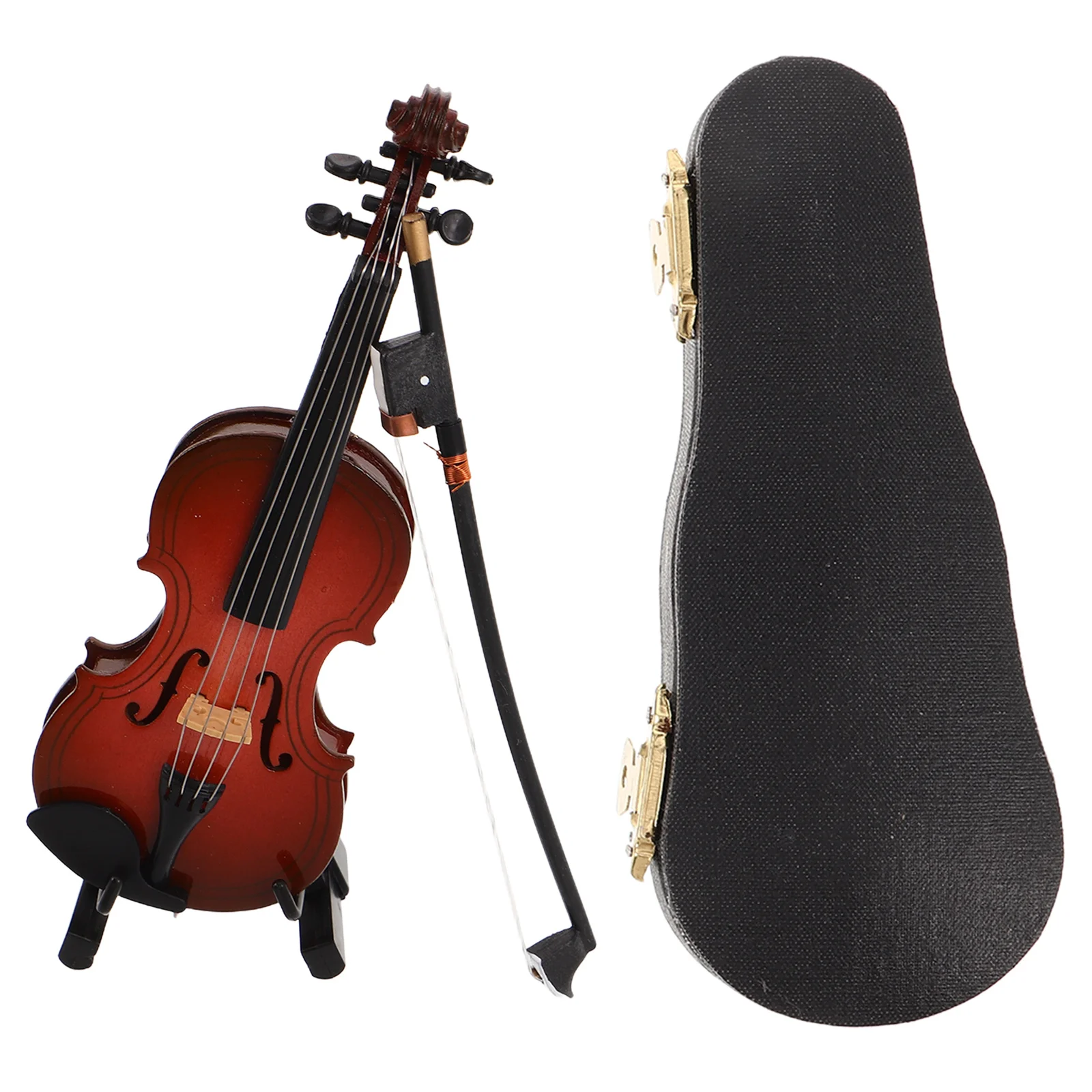 Мини-деревянная скрипка 12 см