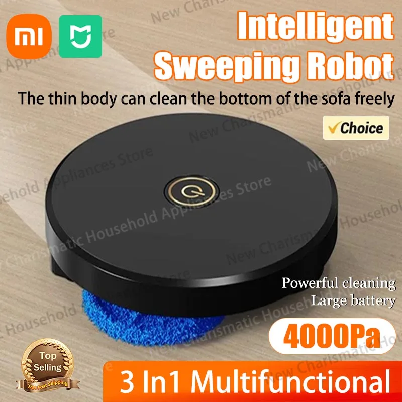 Умный подметальный робот xiaomi 4000pa