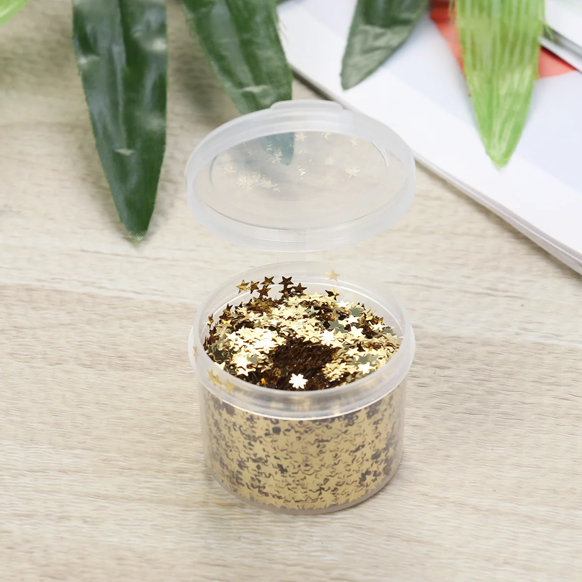 3 мм пятиконечная звезда с блестками - Фотография_6