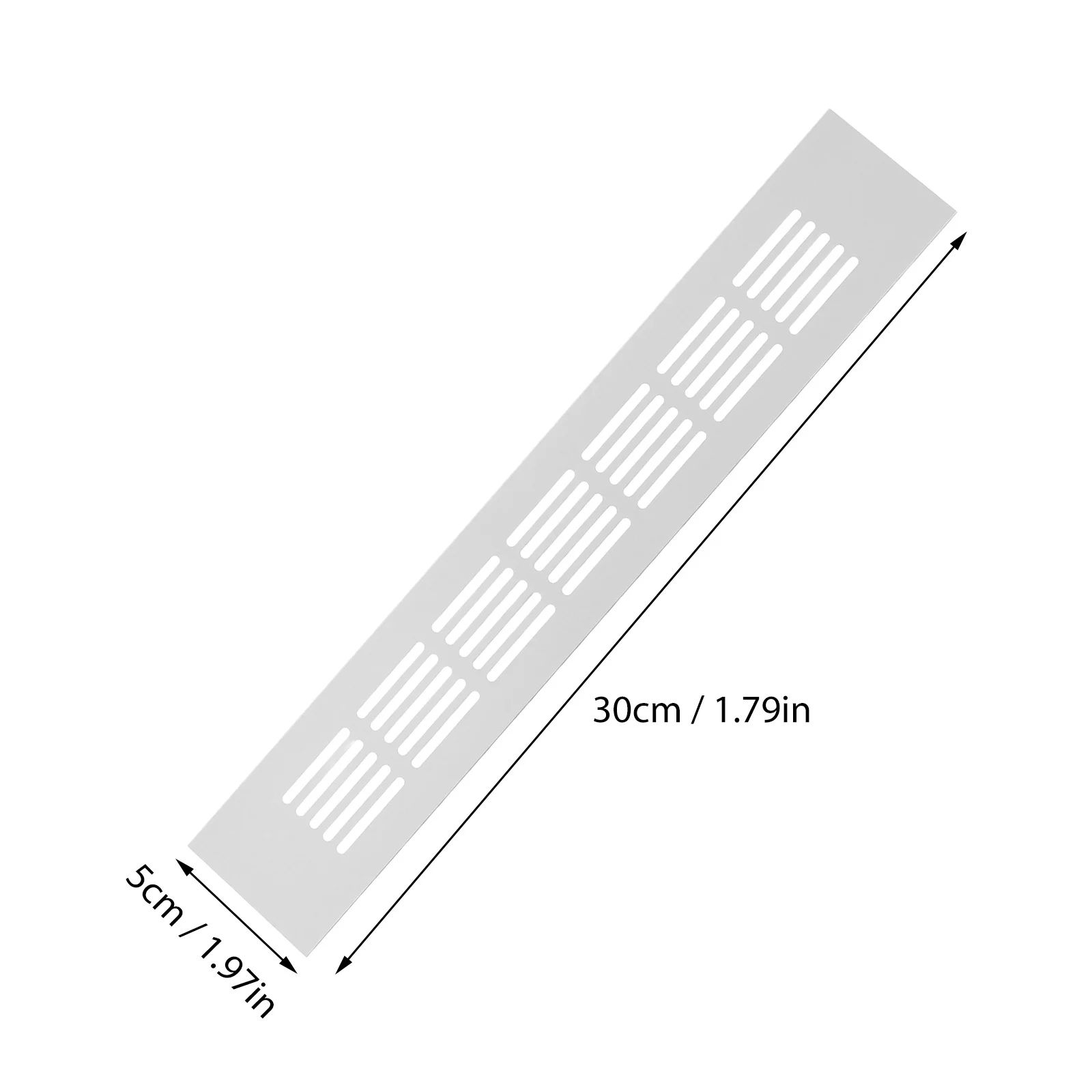 Прямоугольная вентиляционная решетка из алюминиевого сплава - Фотография_5