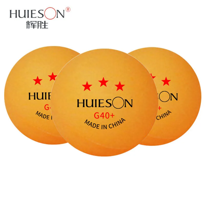 Huieson professional 3-звездочные мячи для пинг-понга abs + новый материал - Фотография_4