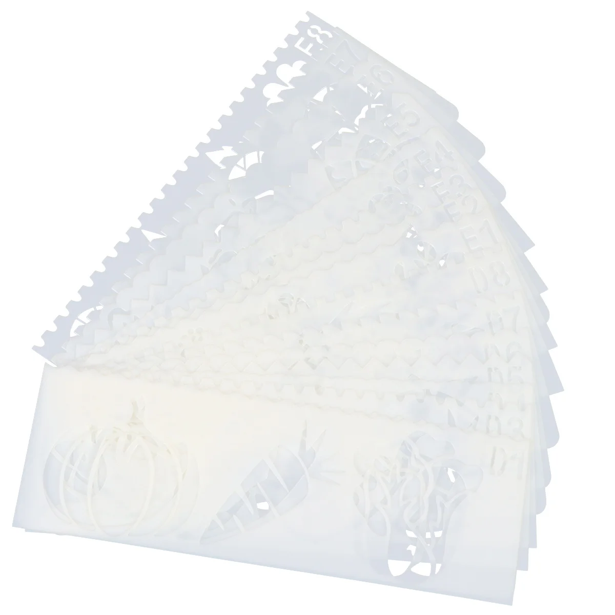 Набор пластиковых трафаретов - Фотография_4