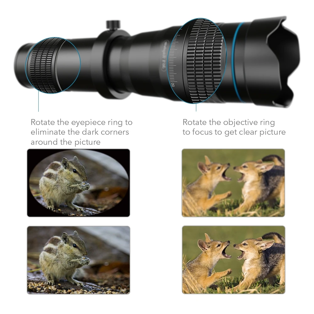 Телеобъектив apexel series hd 36x 60x - Фотография_4