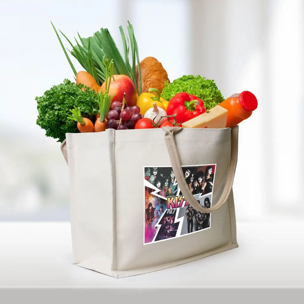 Kiss collage tote bag сумки-тоут - Фотография_3