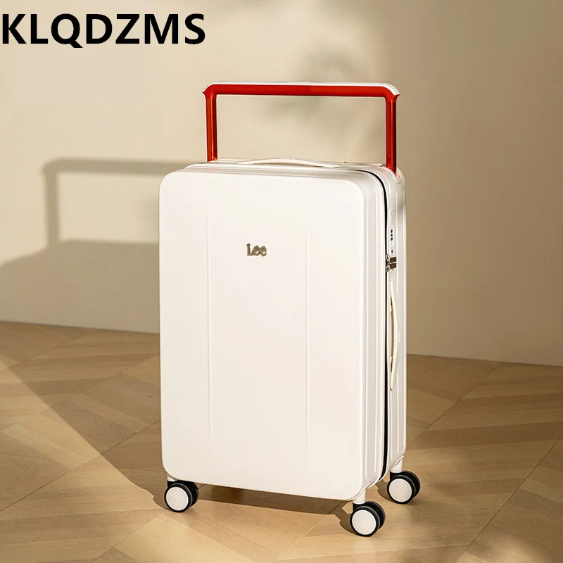 Klqdzms женский чемодан с зарядкой через usb - Фотография_2