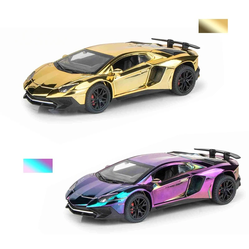 Автомобиль lamborghini svj lp750 с гальваническим покрытием - Фотография_5