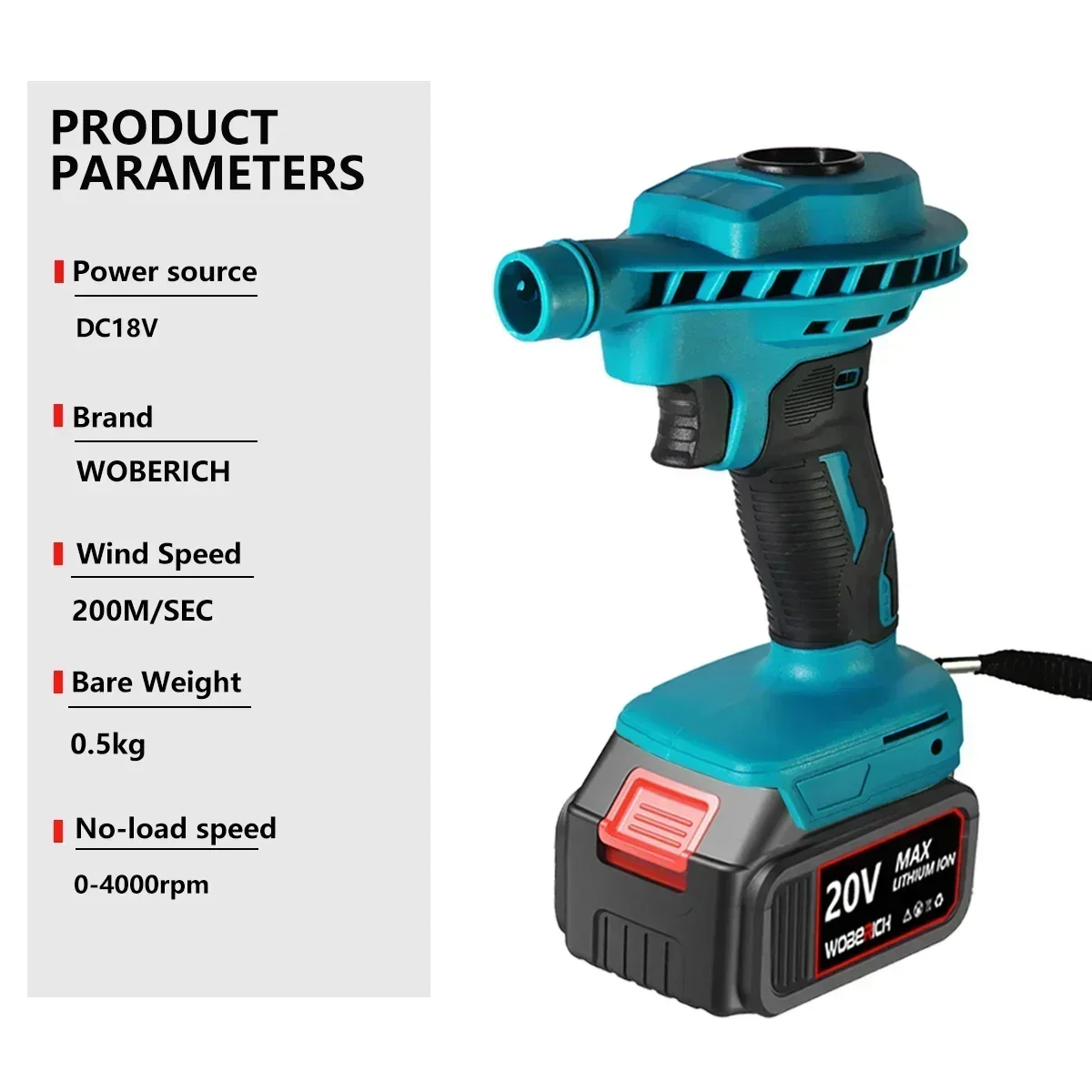 Беспроводной вентилятор со сжатым воздухом - Фотография_2