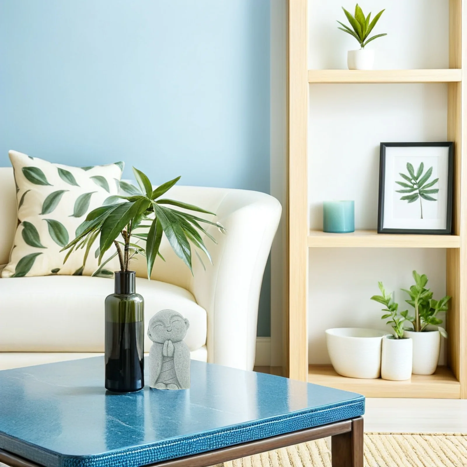 Японский песчаник фэн-шуй улыбающийся - Фотография_6