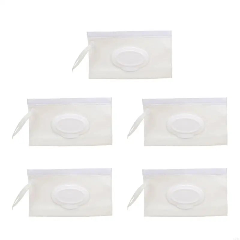 5pcs eva wet wipes bag compact - Фотография_3