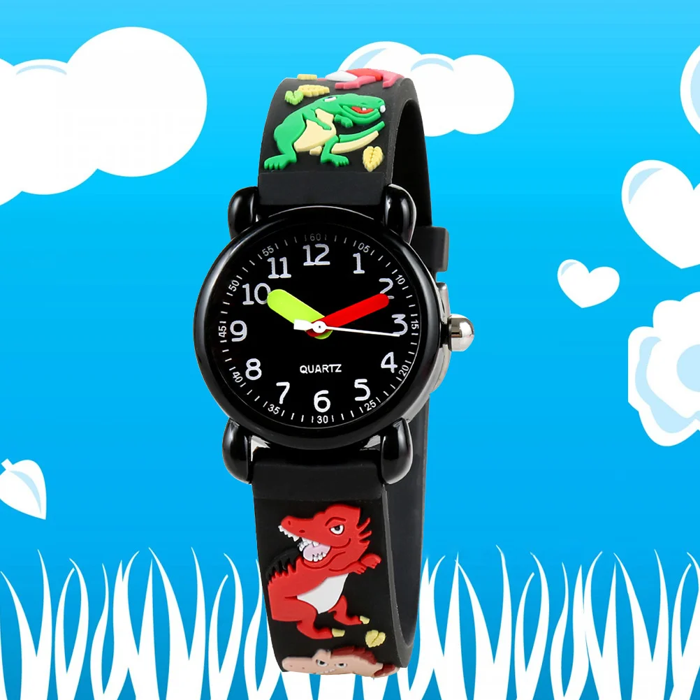 Детские часы с 3d мультяшным динозавром - Фотография_4