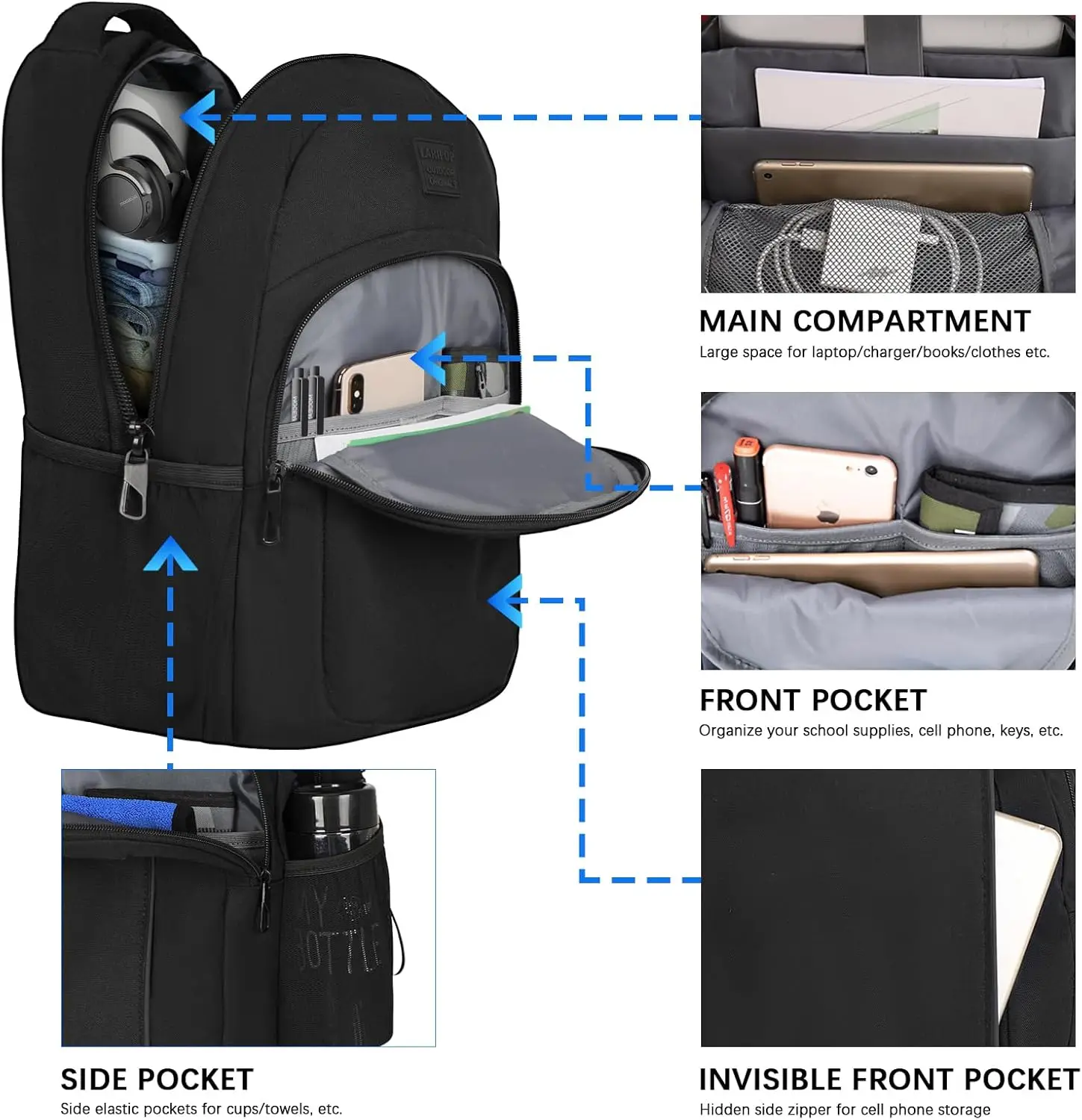 Дорожный рюкзак для ноутбука laripop - Фотография_2