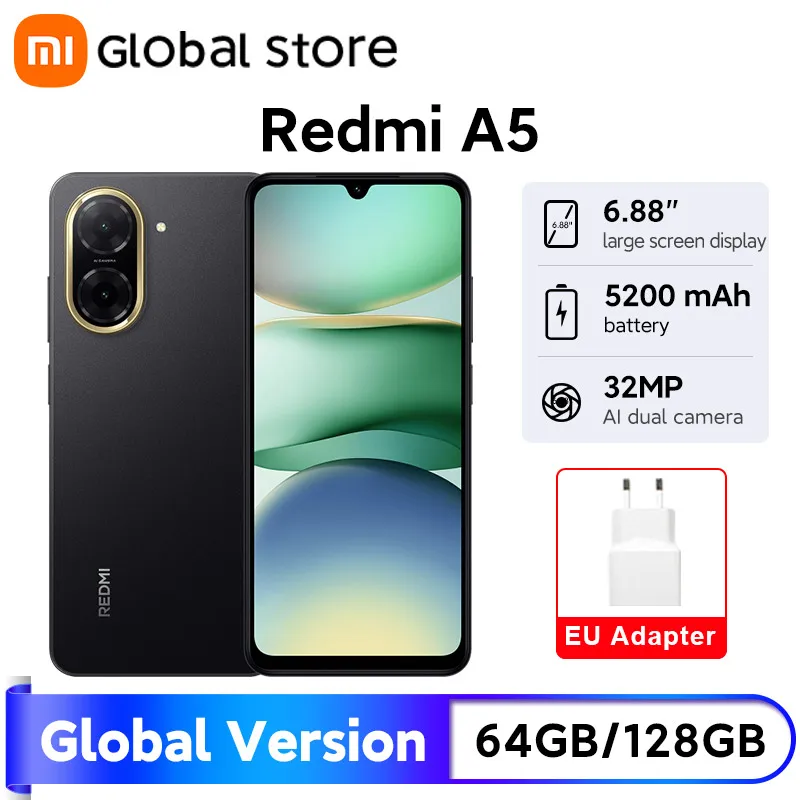 Глобальная версия смартфона xiaomi redmi a5 unisoc t7250 процессор 6