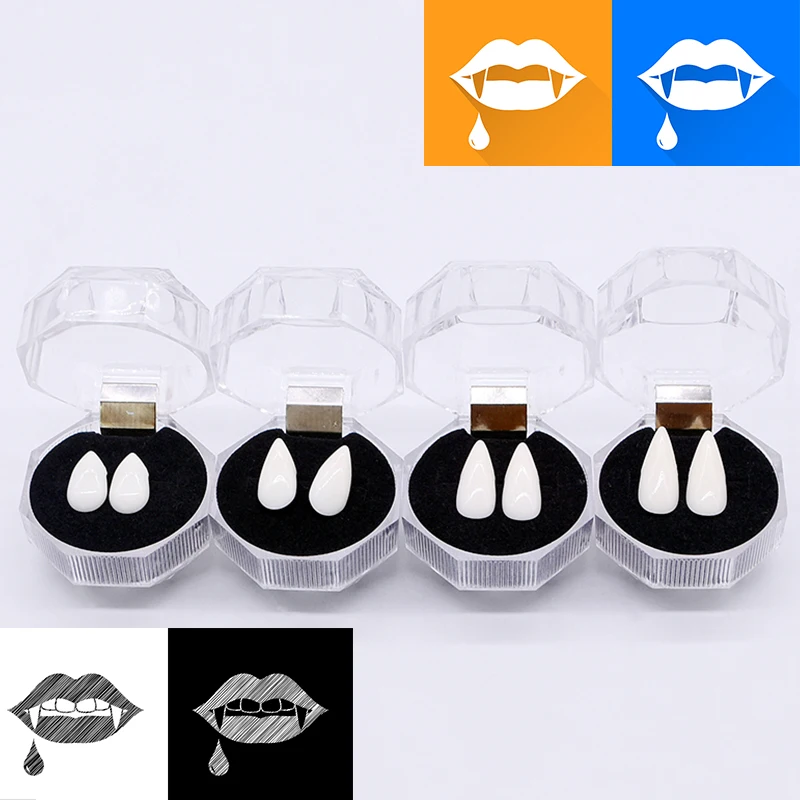 1 пара, декоративные клыки вампира - Фотография_6