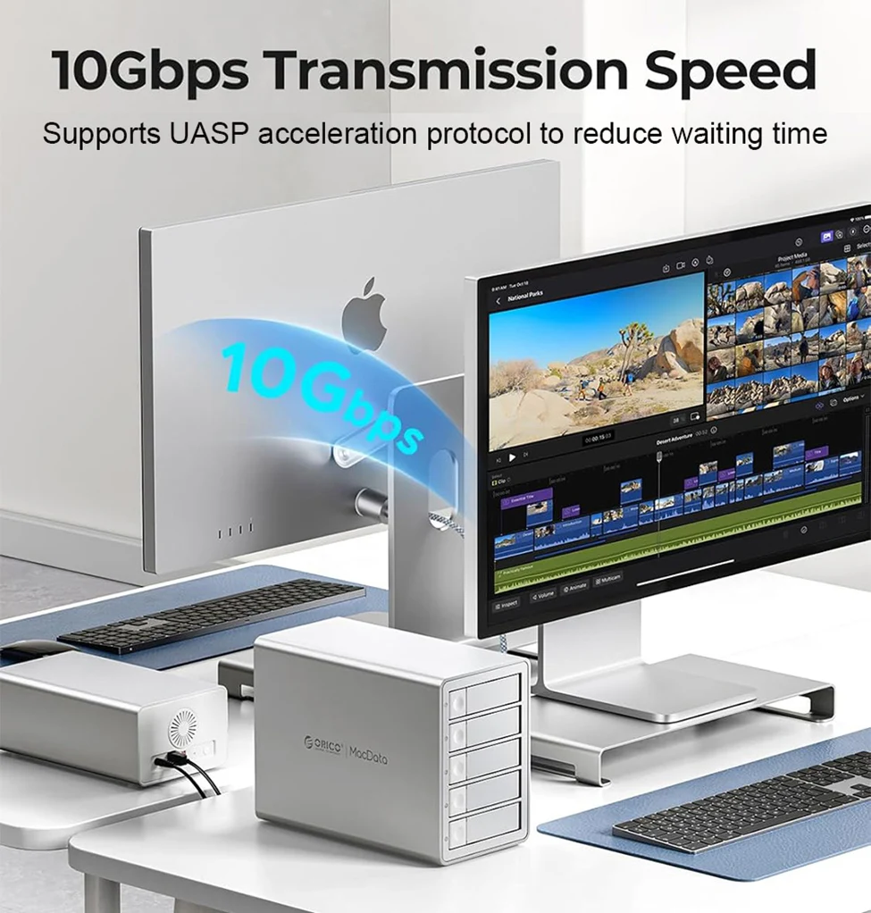 Bay 10 гбит/с sata hdd док-станция корпус ssd 2 - Фотография_2