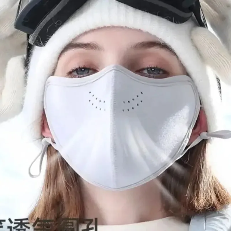 Утолщенная флисовая велосипедная маска на все лицо - Фотография_3