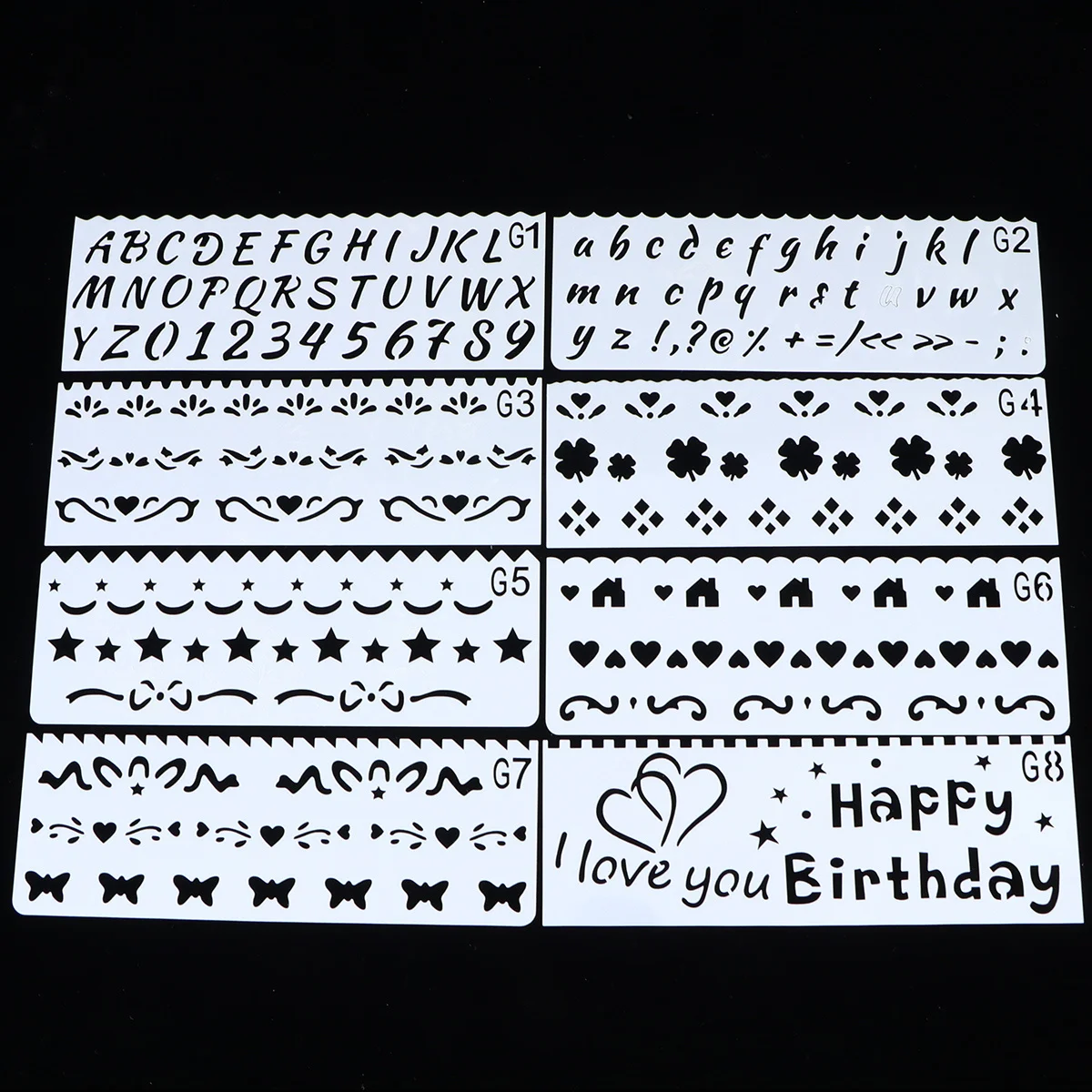 Пластиковые полые трафареты для - Фотография_5