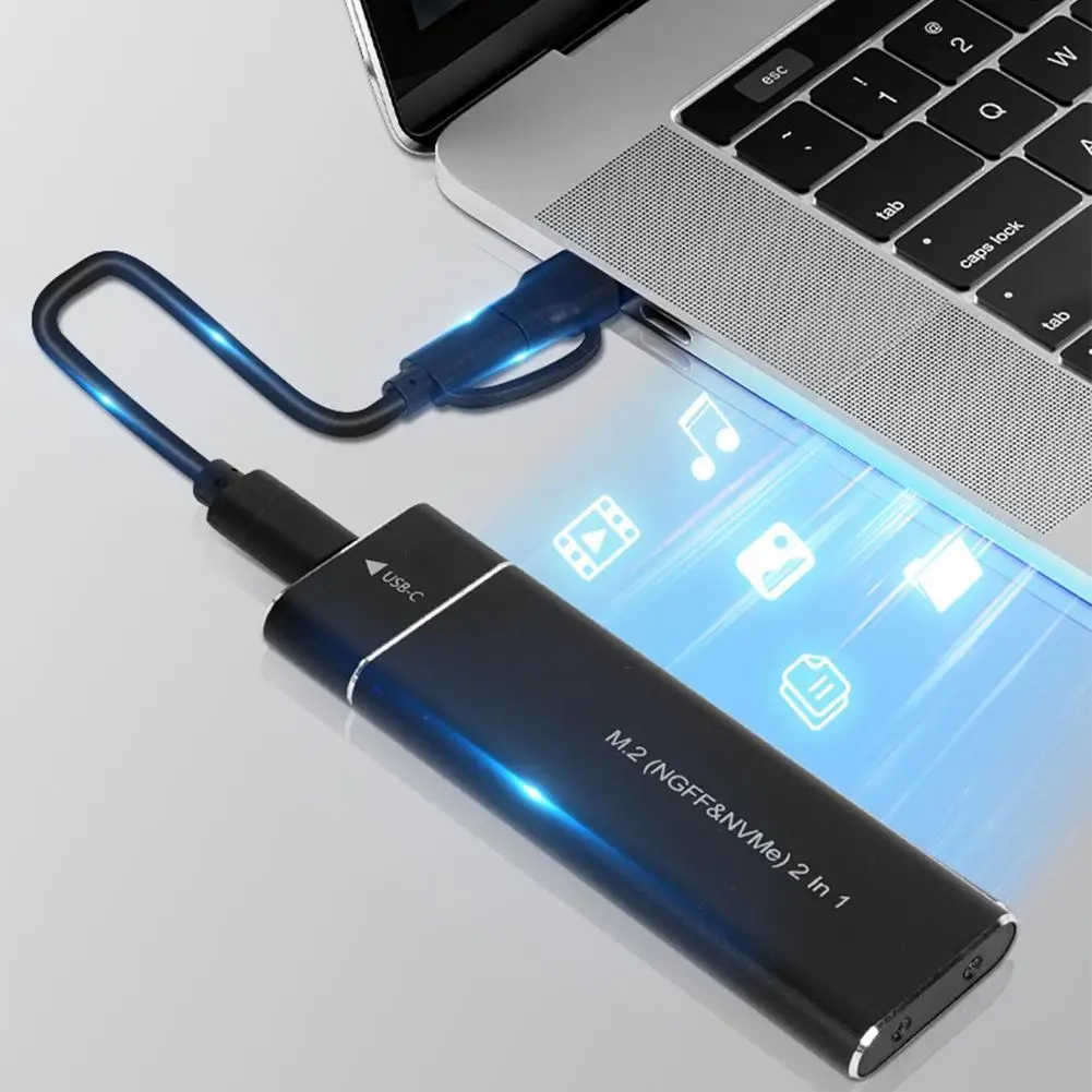 Корпус m2 ssd с двумя протоколами адаптер корпуса m