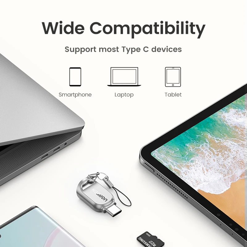 Ugreen кардридер usb-c micro sd - Фотография_5