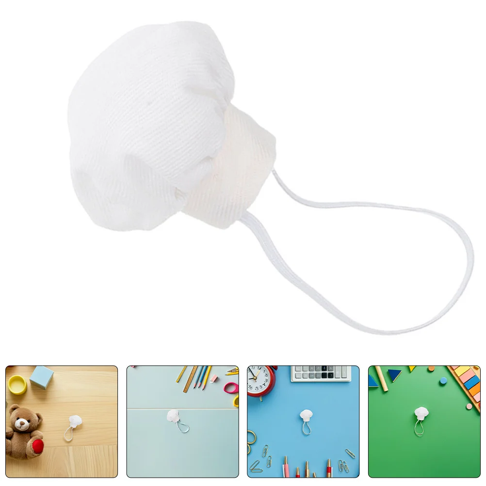 Шляпы из белой ткани для 10-15 см - Фотография_3