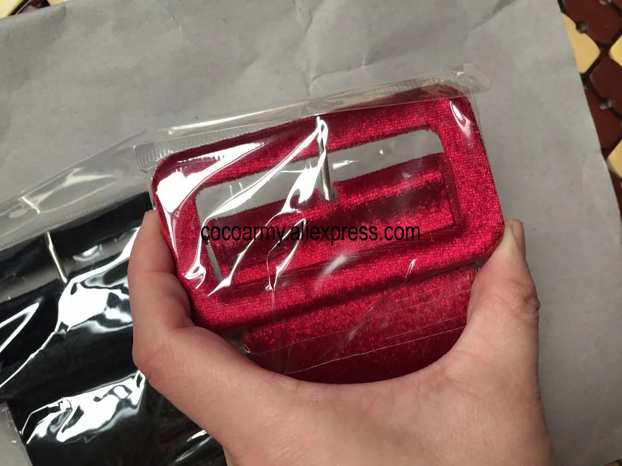 Женский бархатный ремень - Фотография_4