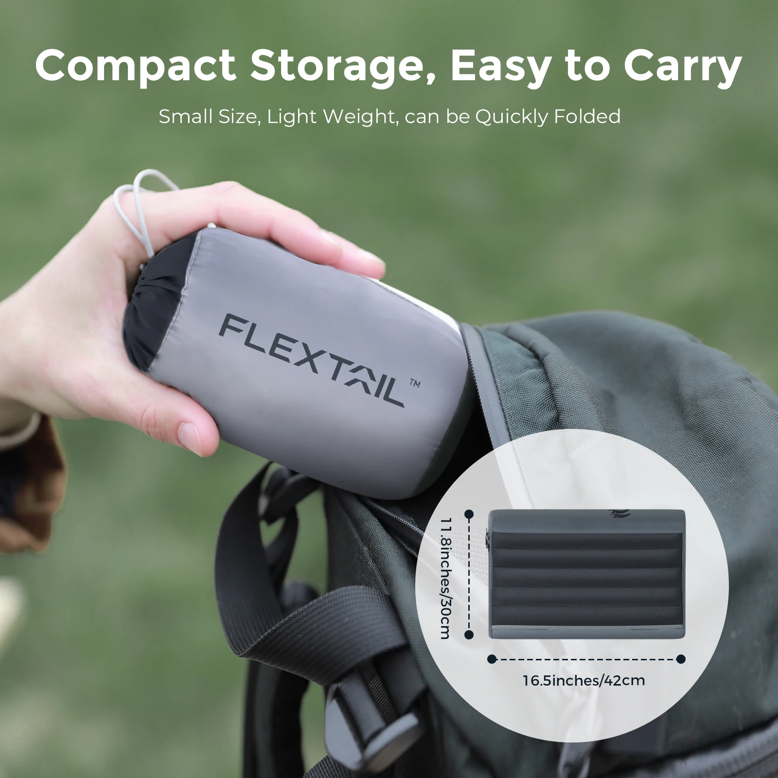 Flextail zero pillow se — надувная подушка для кемпинга - Фотография_2
