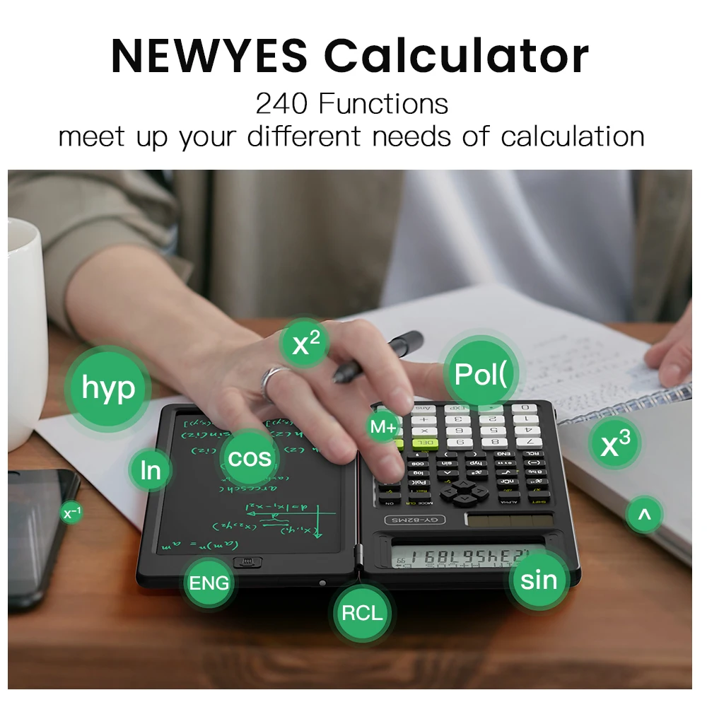 Складной научный калькулятор 2-в-1 - Фотография_3
