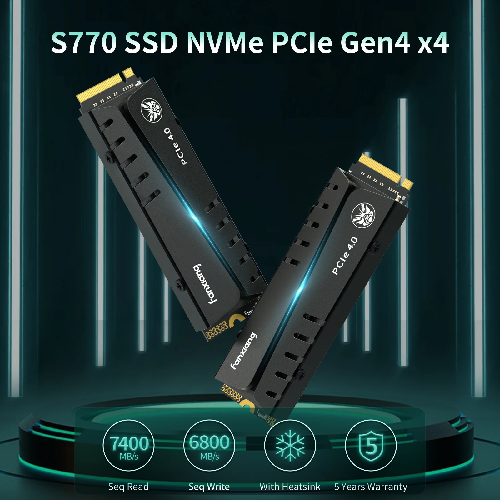 Fanxiang s770 m.2 ssd nvme 7300 - Фотография_2