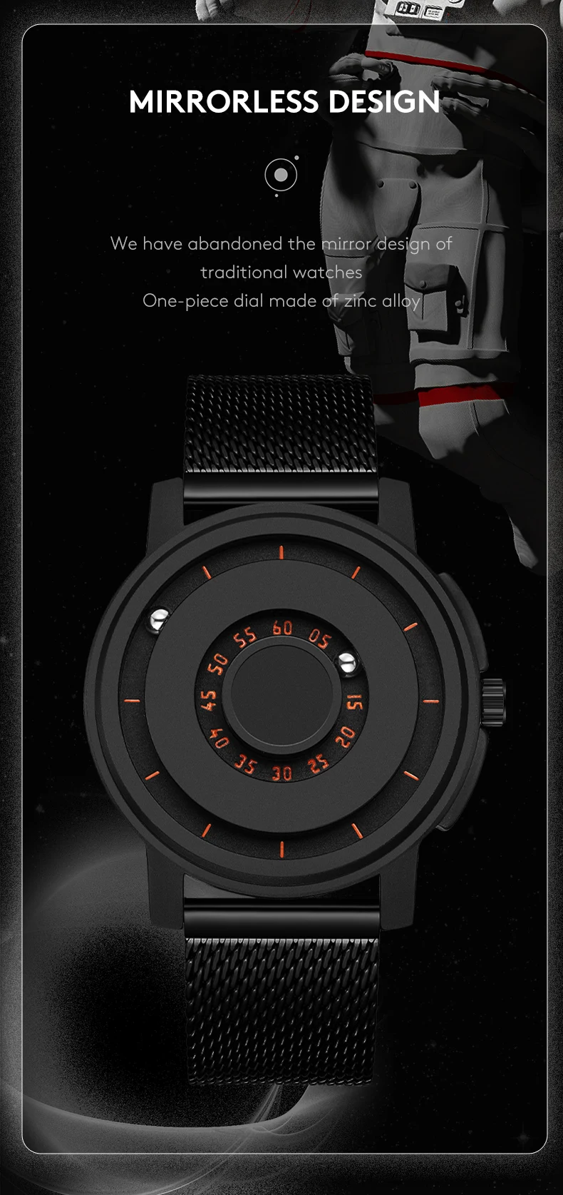 Мужские часы из сплава с магнитной левитацией - Фотография_5