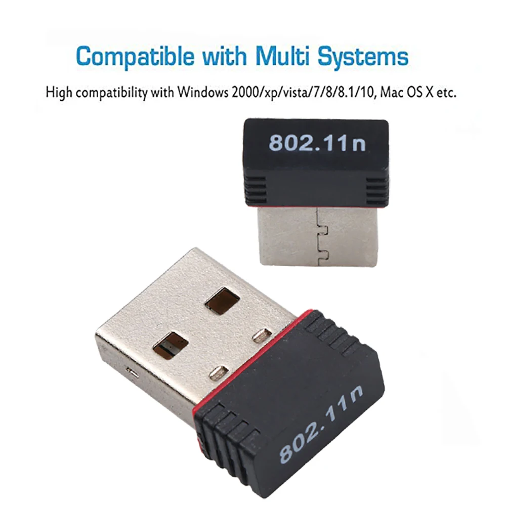 Мини-usb wi-fi адаптер 150 м беспроводная - Фотография_2