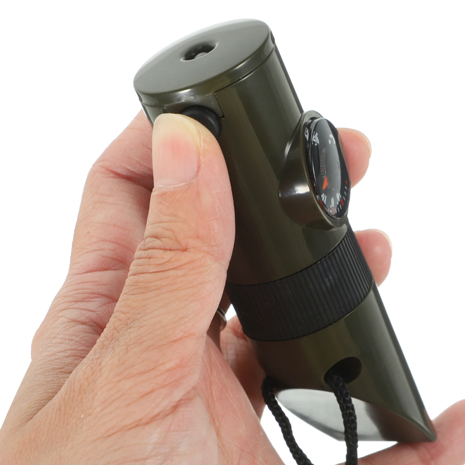 Свисток для выживания с компасом и термометром 7 в 1 - Фотография_6