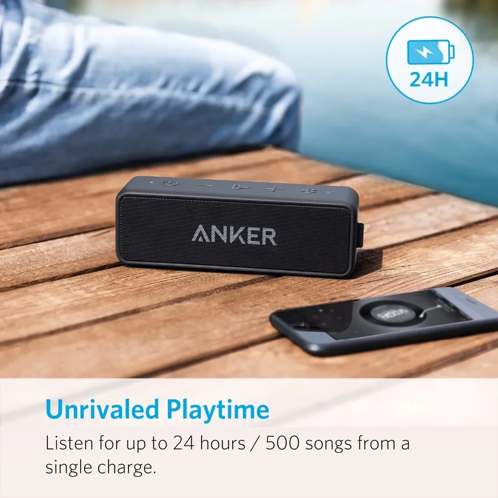 Портативная беспроводная bluetooth-колонка anker soundcore 2 - Фотография_3