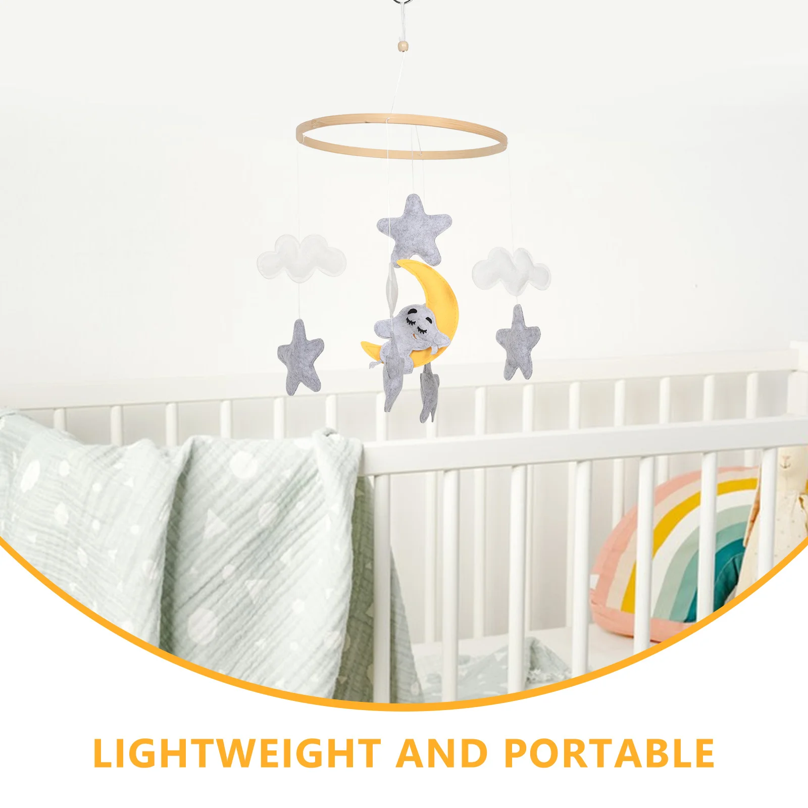 Фетровая кроватка с животными - Фотография_3